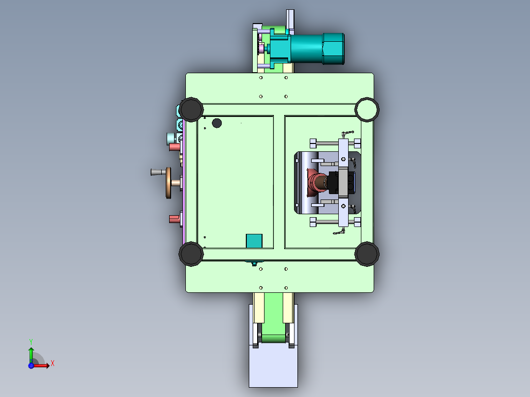 定子自动吹热缩管机sw18可编辑前视图