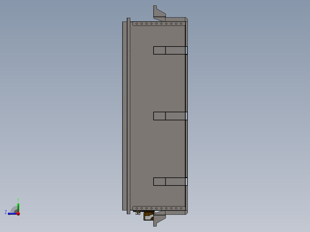 矿车自冷电池包sw17可编辑右视图