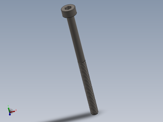Screw_DIN_912_M2x30_A2.SLDPRT公制内六角螺钉
