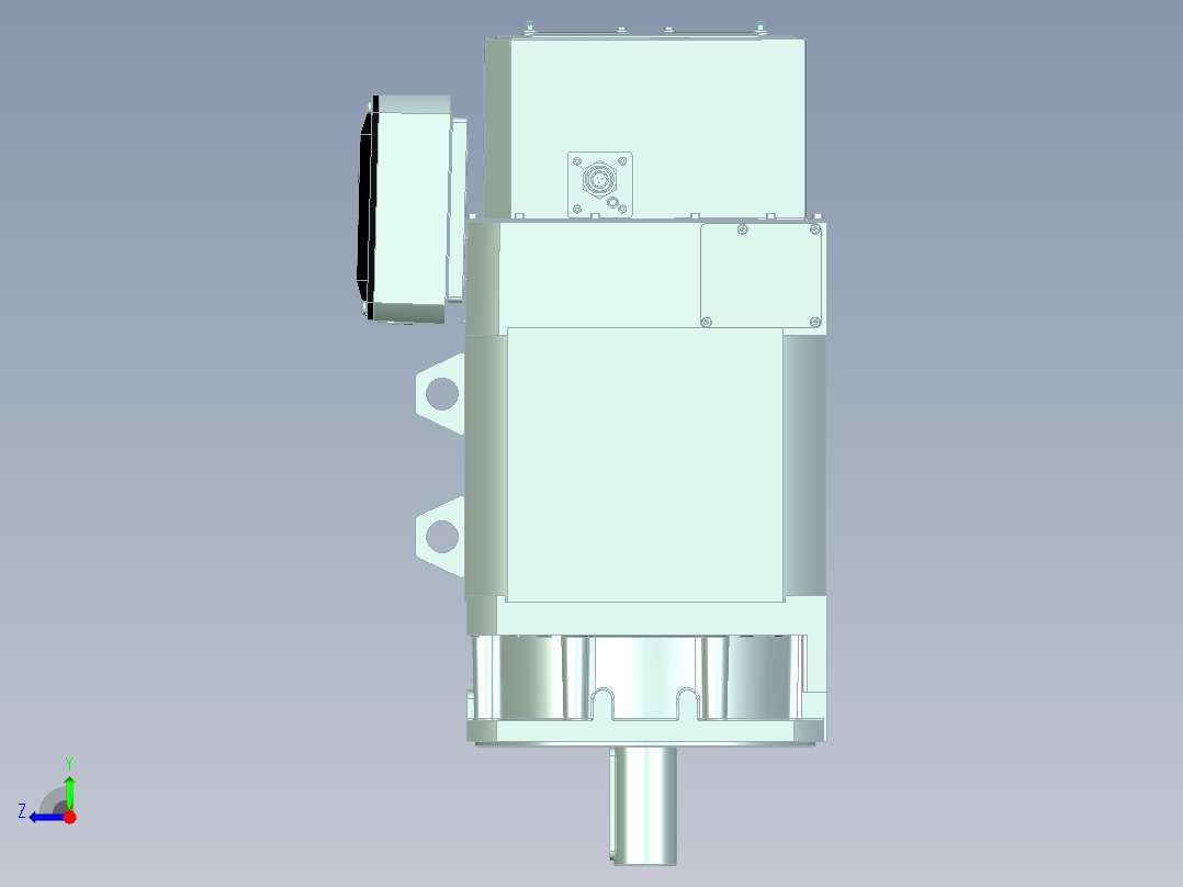 ABB M3EB 160A 4 - 3GEB162712-HDA右视图