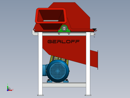 破碎机、木材破碎机前视缩略图