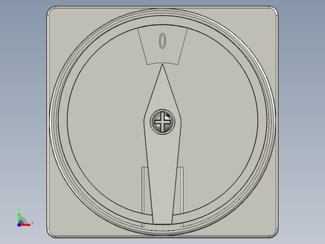转换开关LW26-20前视图