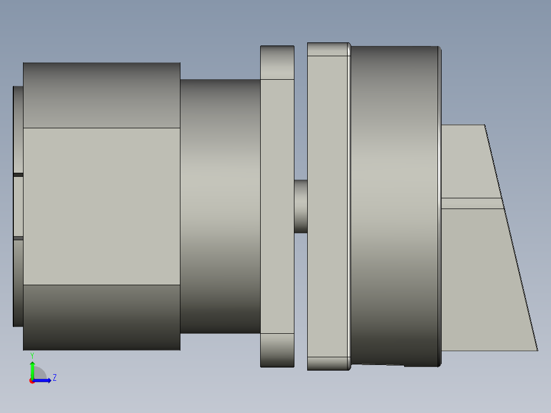 转换开关LW26-20左视图