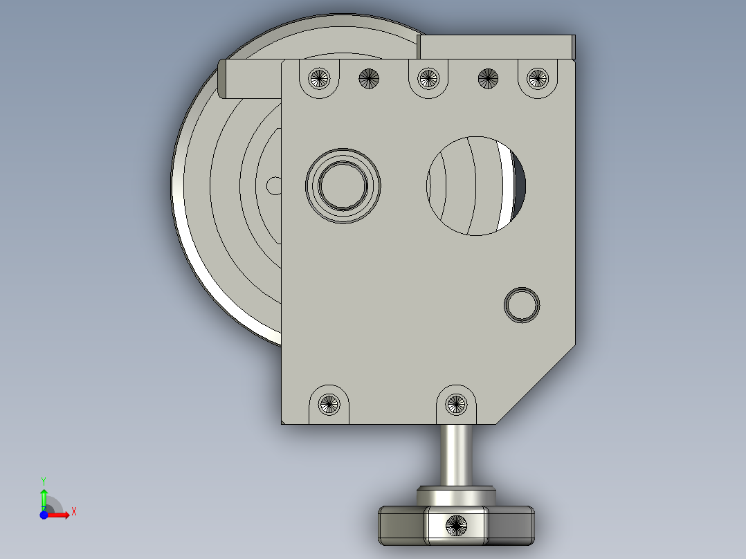 q26TLSJZ-03-夹送组件1前视图
