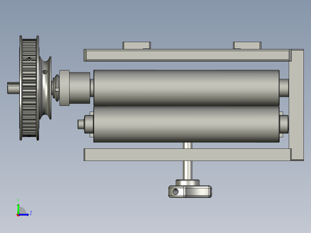 q26TLSJZ-03-夹送组件1左视图
