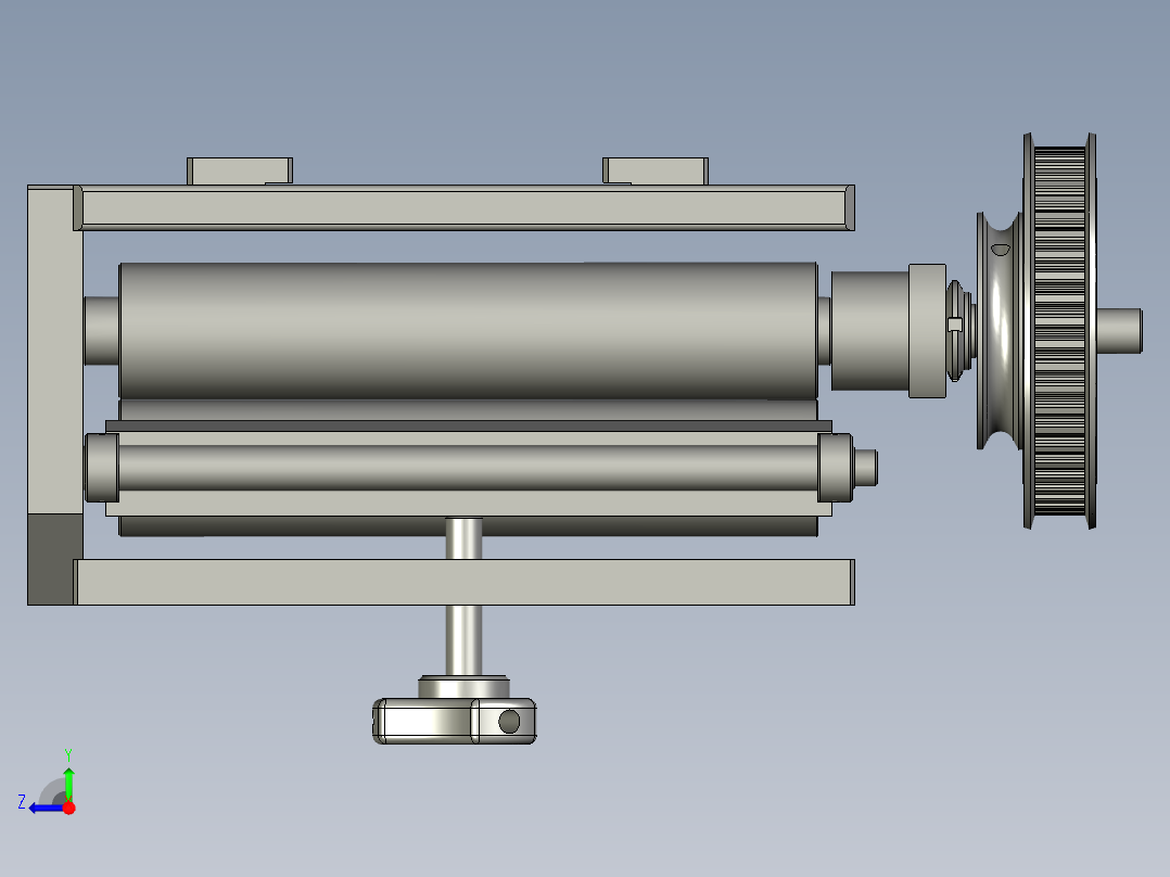 q26TLSJZ-03-夹送组件1右视图