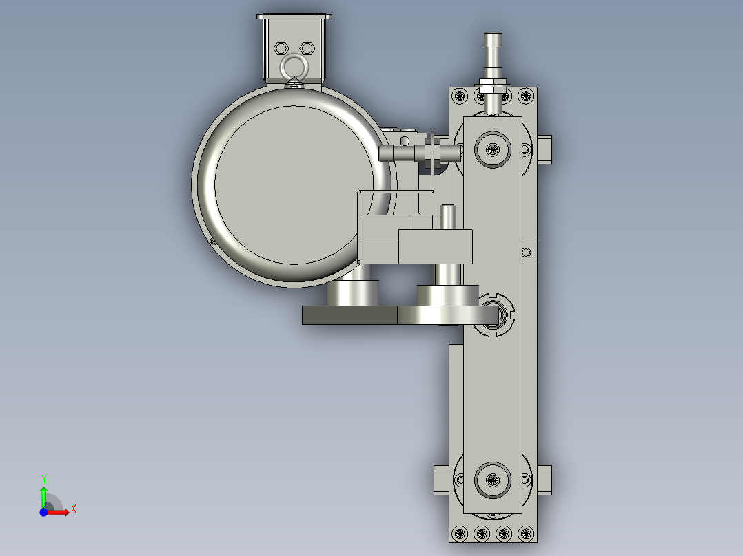 顶升2机构前视图