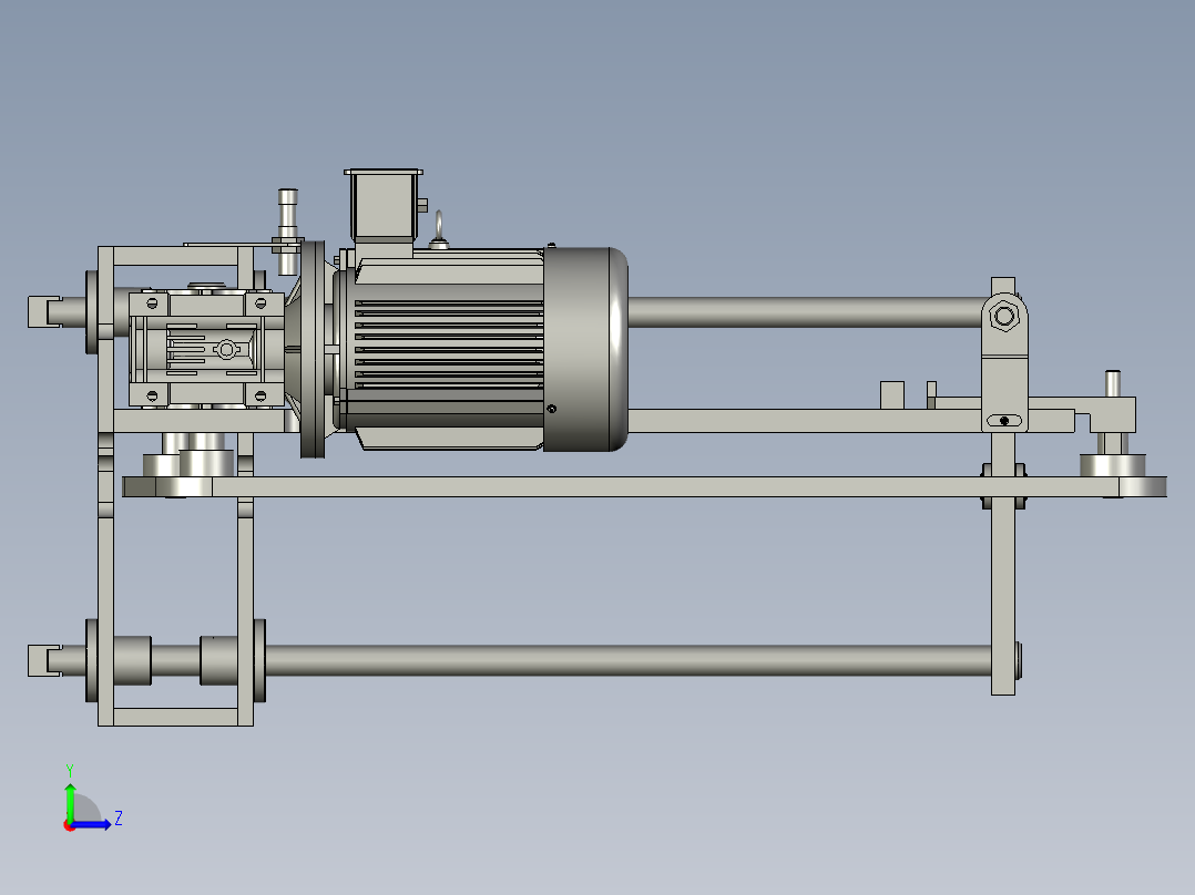 顶升2机构左视图