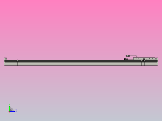 直驱直线电机轴TPA-LNP2-200-55C4-1-L1380-3-C-05-N3左视缩略图