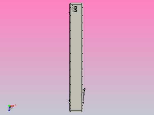直驱直线电机轴TPA-LNP2-200-55C4-1-L1380-3-C-05-N3俯视缩略图