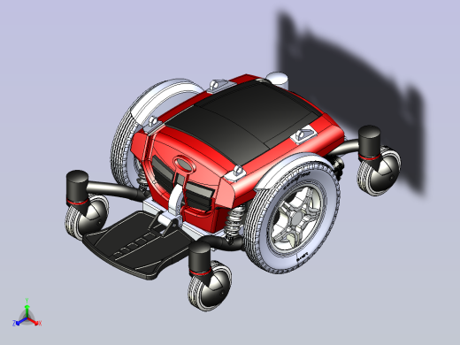 电动轮椅 代步车动力结构