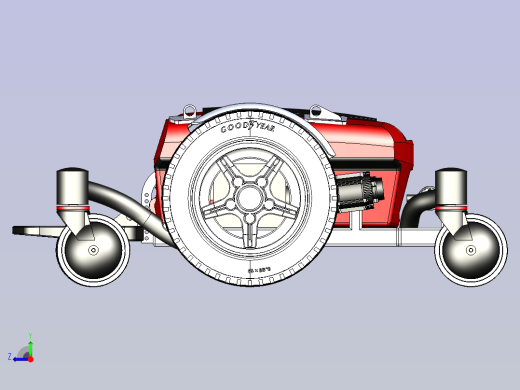 电动轮椅 代步车动力结构右视缩略图