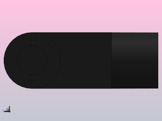 Y叉形带销接杆[100]气缸附件右视缩略图