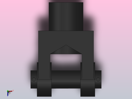 Y叉形带销接杆[100]气缸附件俯视缩略图