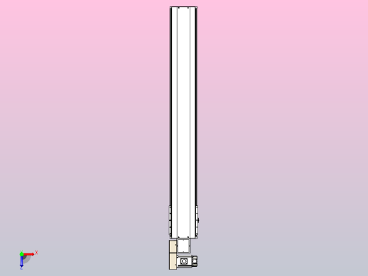皮带直线轴半封闭可选导轨TPA-HNB-220D-176-L1450-ML-Y-P1K-N3俯视缩略图