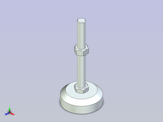 脚轮脚杯3D  WAL31-D80-M16-L150.x_t