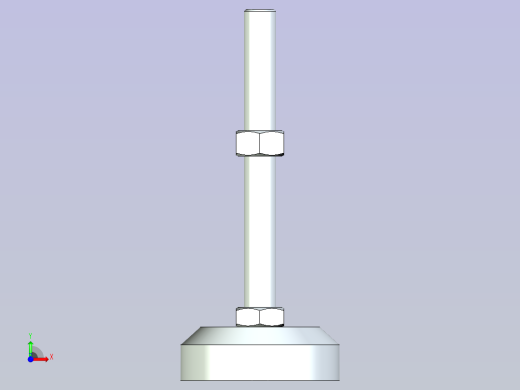 脚轮脚杯3D  WAL31-D80-M16-L150.x_t前视缩略图