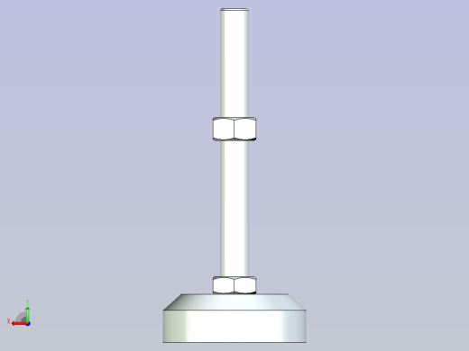 脚轮脚杯3D  WAL31-D80-M16-L150.x_t后视缩略图