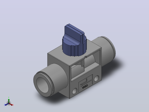 VHK系列P快速接头A快速接头二通三通手动阀[VHK3R-12F-12F]
