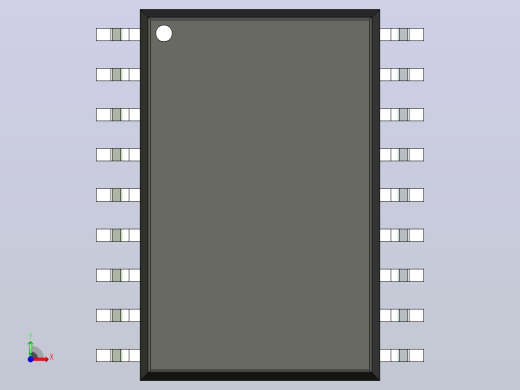 106x SOIC 封装（小外形集成电路）SOIC127P1032X265-18N前视缩略图