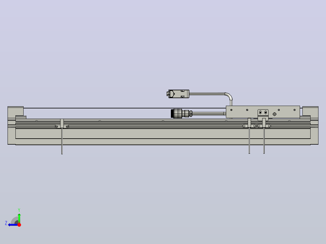直驱直线电机轴TPA-LNP2-140-20C2-1-L360-3-C-05-N3右视图