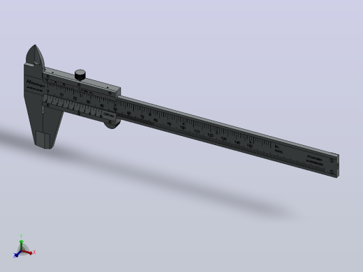 Solidworks制作游标卡尺