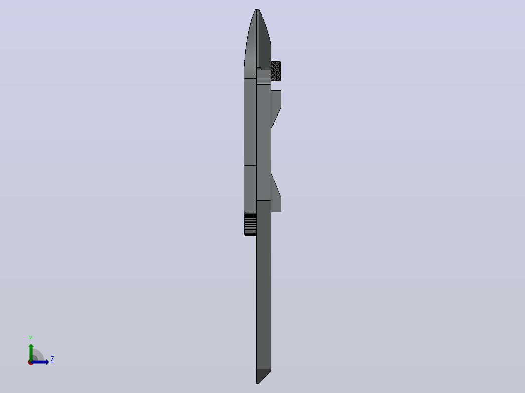 Solidworks制作游标卡尺左视图