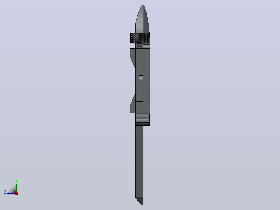 Solidworks制作游标卡尺右视图
