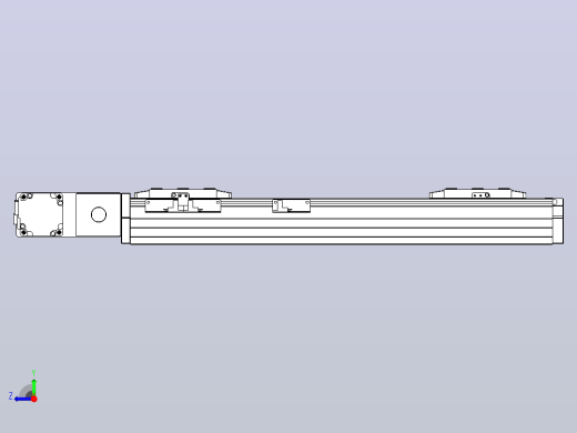 皮带直线轴双滑块型TPA-GCBS-80-P60-L125-QL-M20-N3右视缩略图