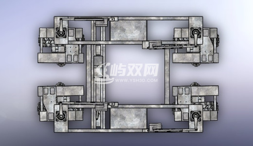 田间播种机小车结构缩略图