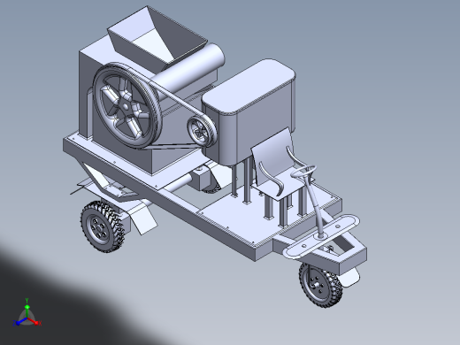 砖破碎机brick-crusher-machine-模型格式为 sw