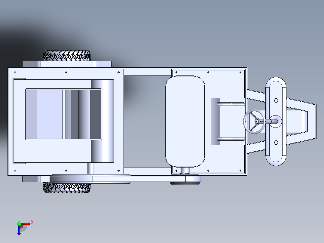 砖破碎机brick-crusher-machine-模型格式为 sw俯视图