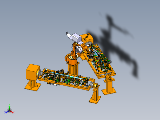 汽车仪表板骨架总成机器人弧焊焊装工作站3D图纸 CATIA设计正等轴测缩略图
