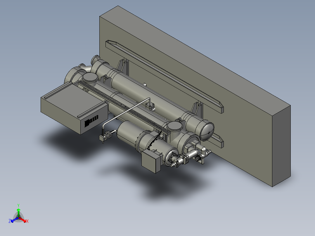 中央空调设备 制冷设备 3D模型