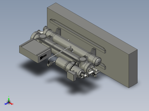 中央空调设备 制冷设备 3D模型