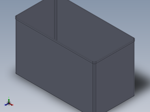 军用子弹箱模型