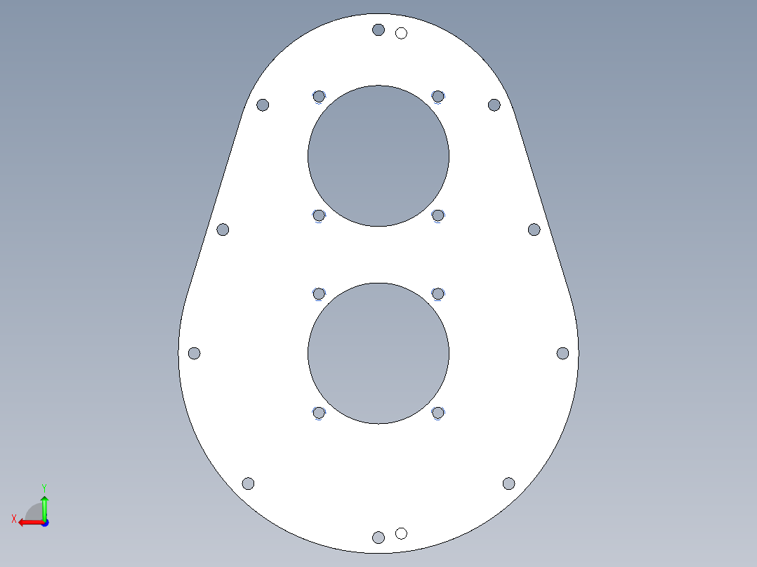 转矩臂平行包后视图