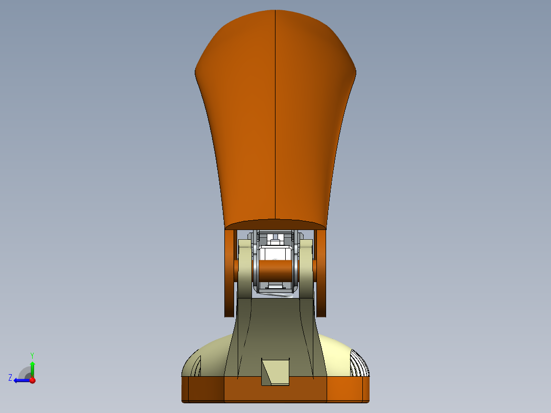 solidworks 订书机右视图