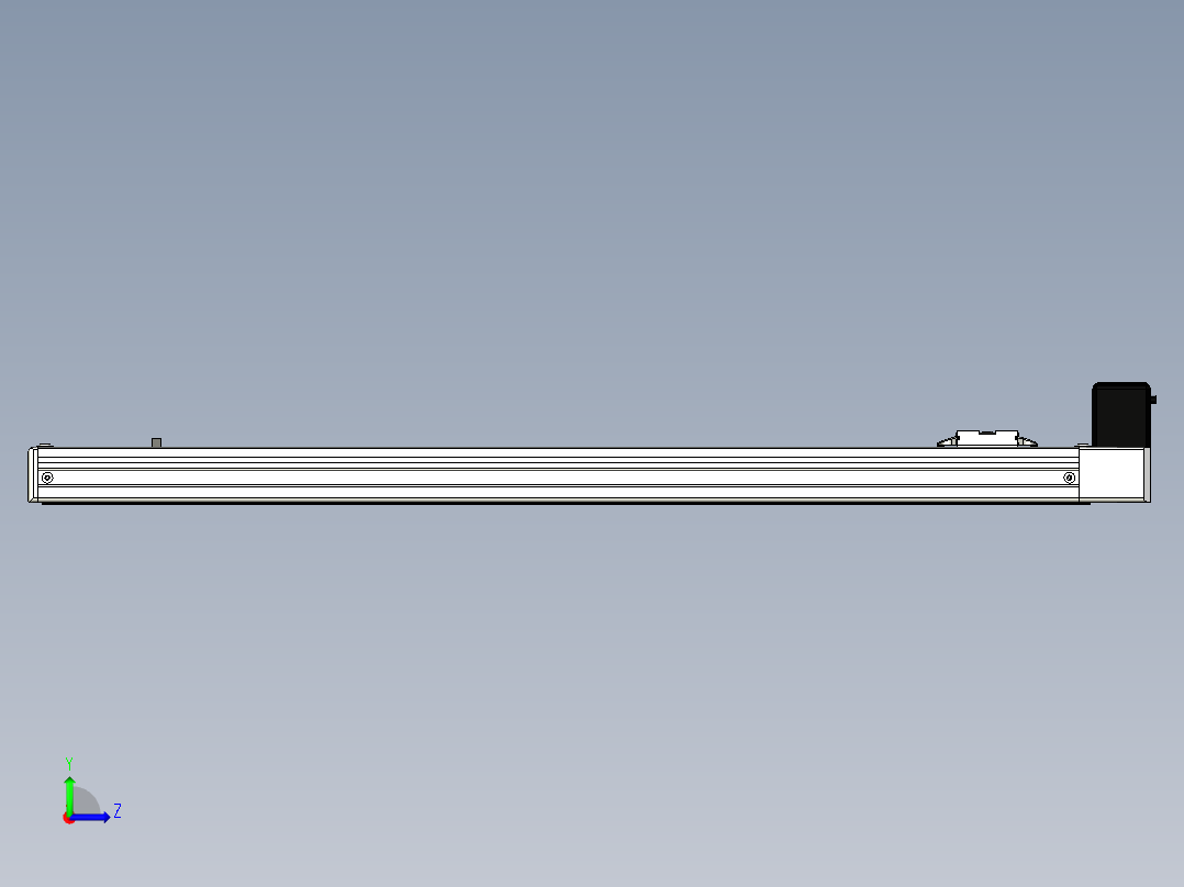 Toyo东佑达直线模组-ETB5-600-BW-A42M左视图