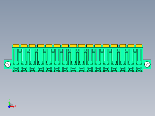 DEGSON 2EDG（M） 系列 5.0mm 螺丝锁紧可插拔接线端子组-2EDGKDAM-5.0-16P-14-00AH前视缩略图