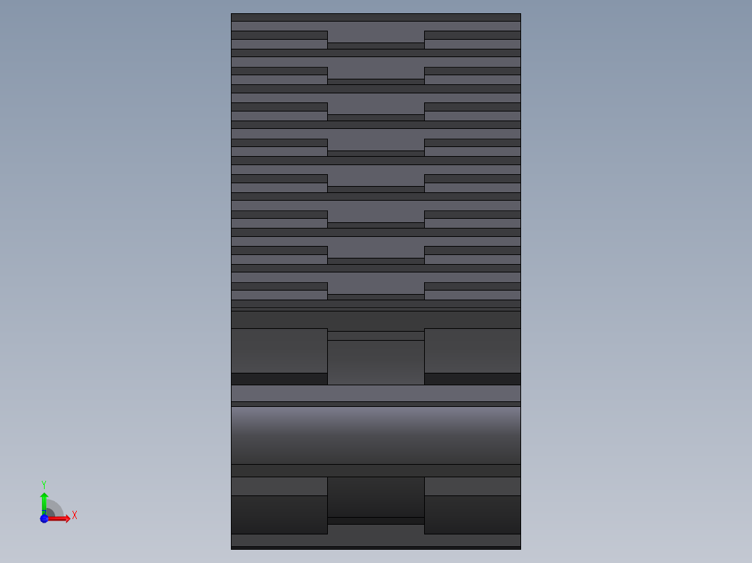 橡胶履带前视图