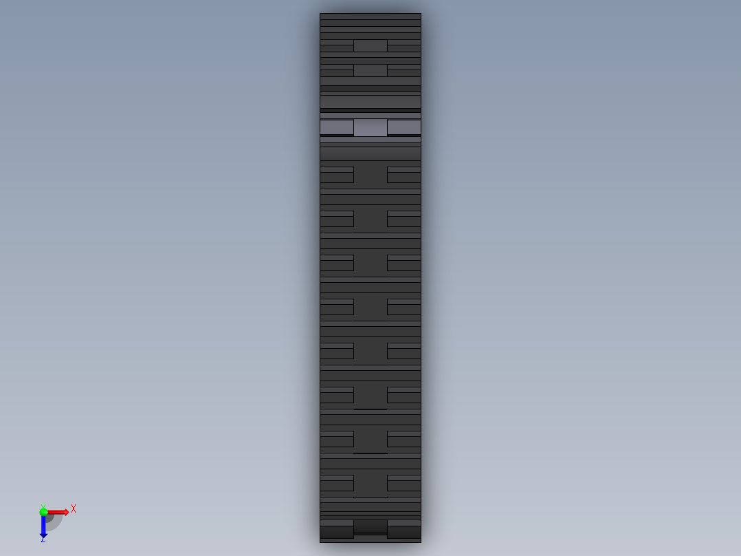 橡胶履带俯视图