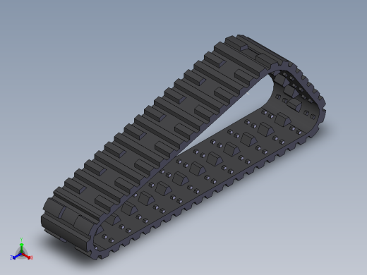 橡胶履带正等轴测缩略图