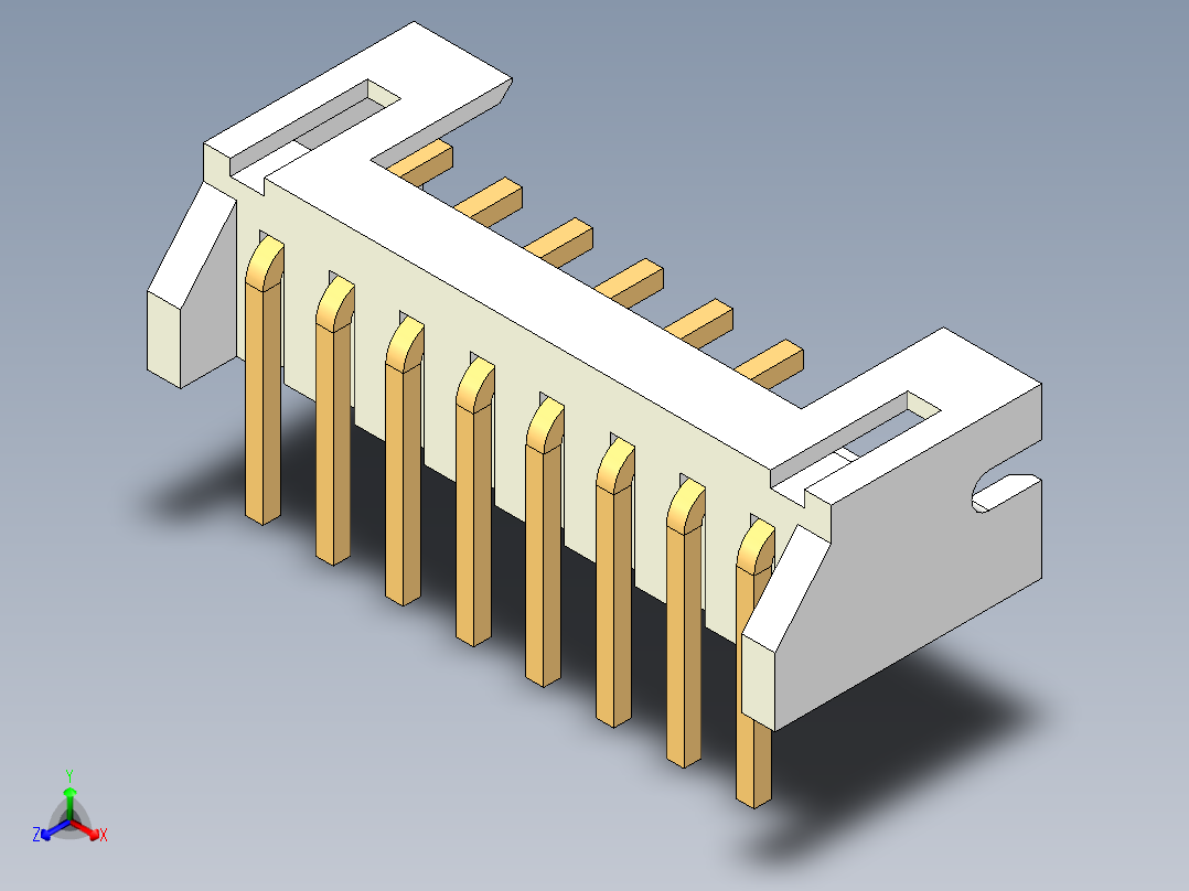 JST-S8B-PH-K-S主视图