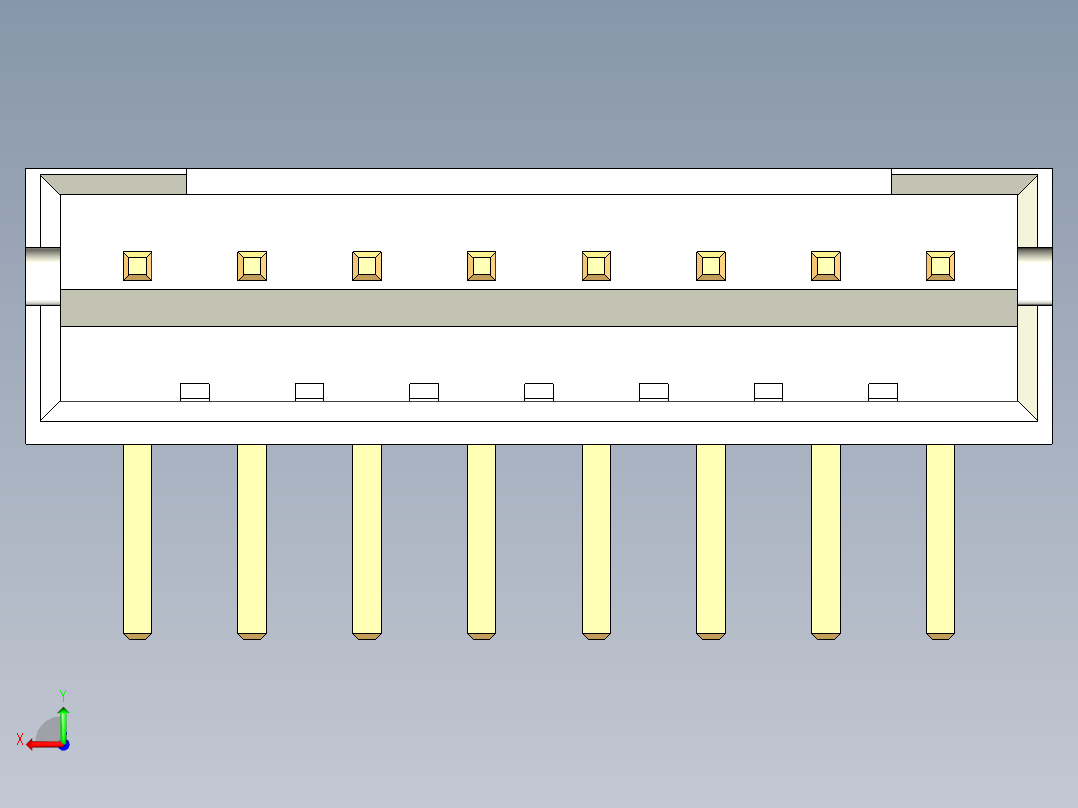 JST-S8B-PH-K-S后视图