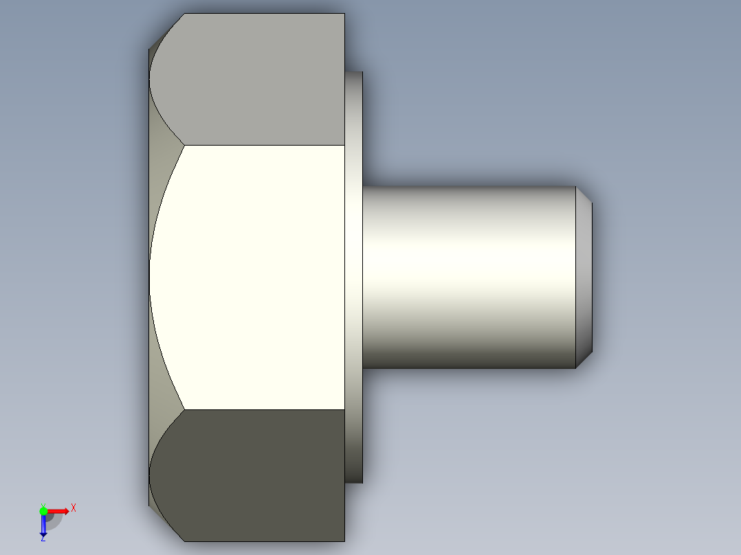 螺栓-Screw-M12-15-10-14-30-45-Yes.stp俯视图