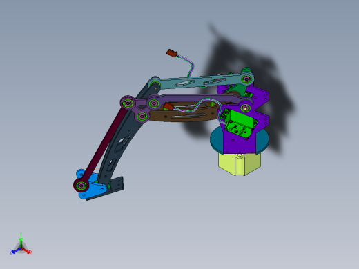 小型工业搬运码垛机器人