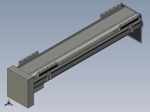 直线模组LHA170-S650-D设计图纸