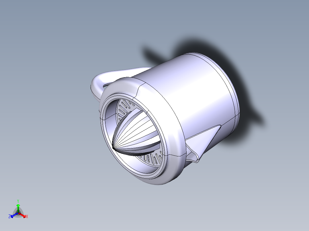 水杯正等轴测图