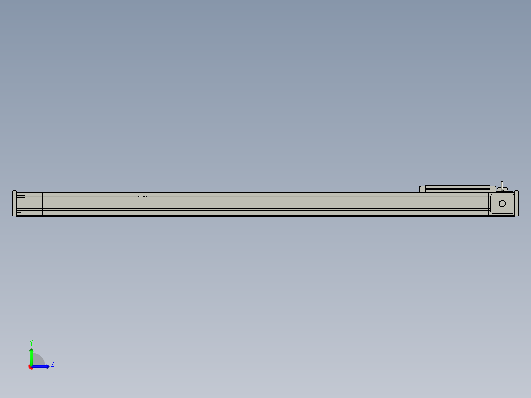 欧规系列-LB8-L150-S1250-BL-ZP75-C3左视图